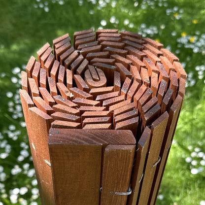 Outdoor Wooden Blind - Cherrywood