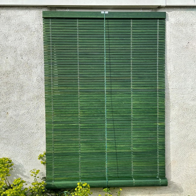Outdoor Wooden Blind - Green