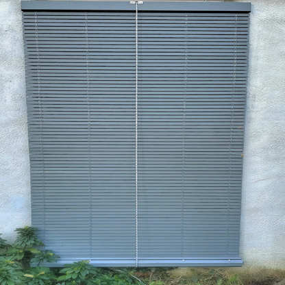 Outdoor Wooden Blind - Grey