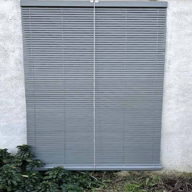 Outdoor Wooden Blind - Grey