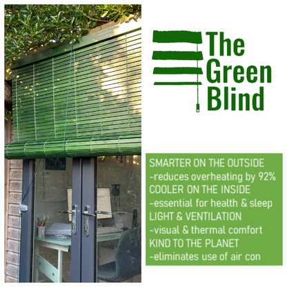 Outdoor Wooden Blind - Green