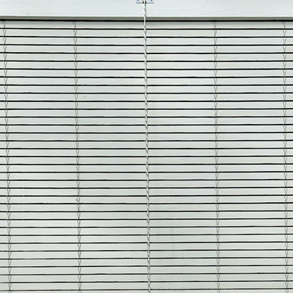 Outdoor Wooden Blind - White